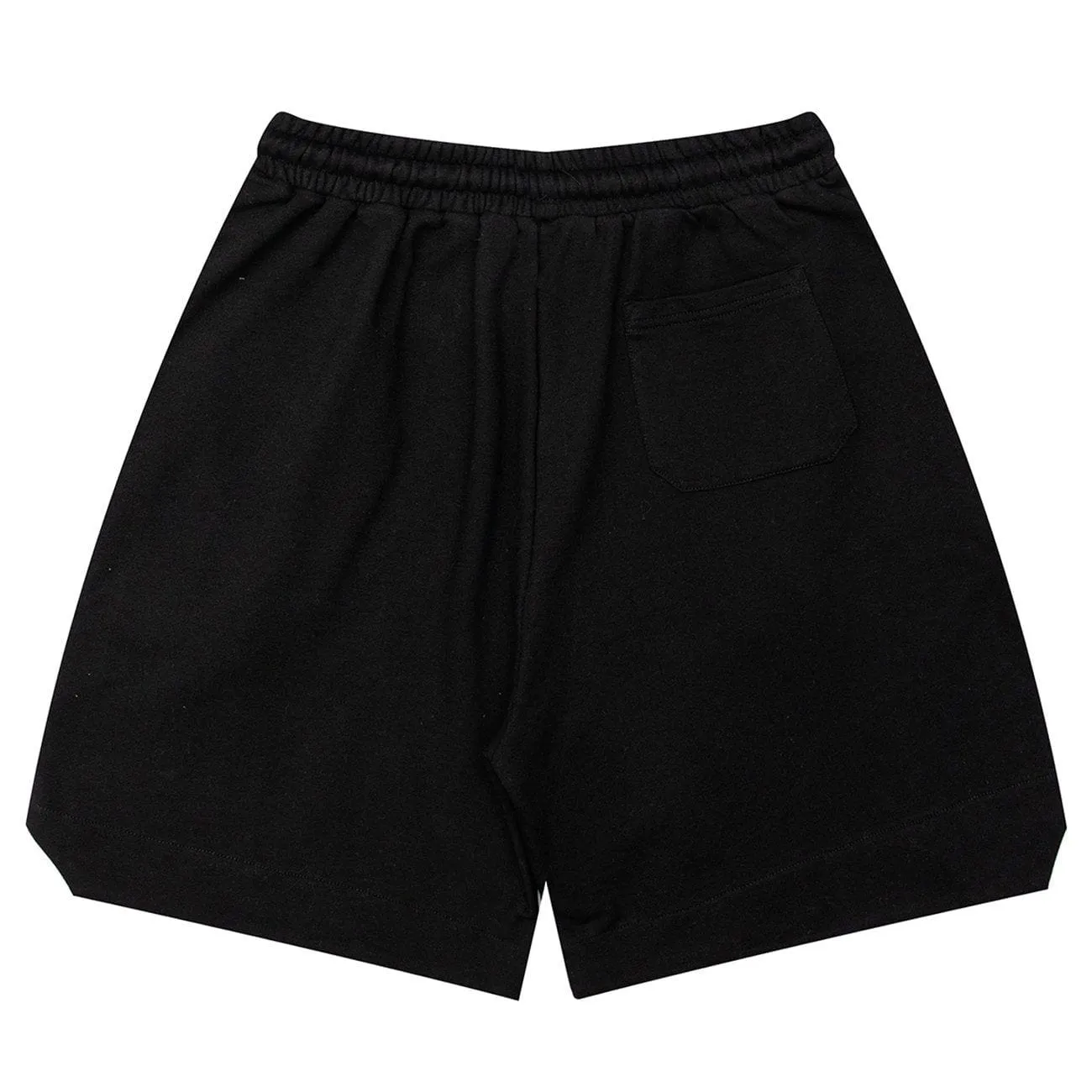 1984® - Letter Embroidery Long Drawstring Shorts