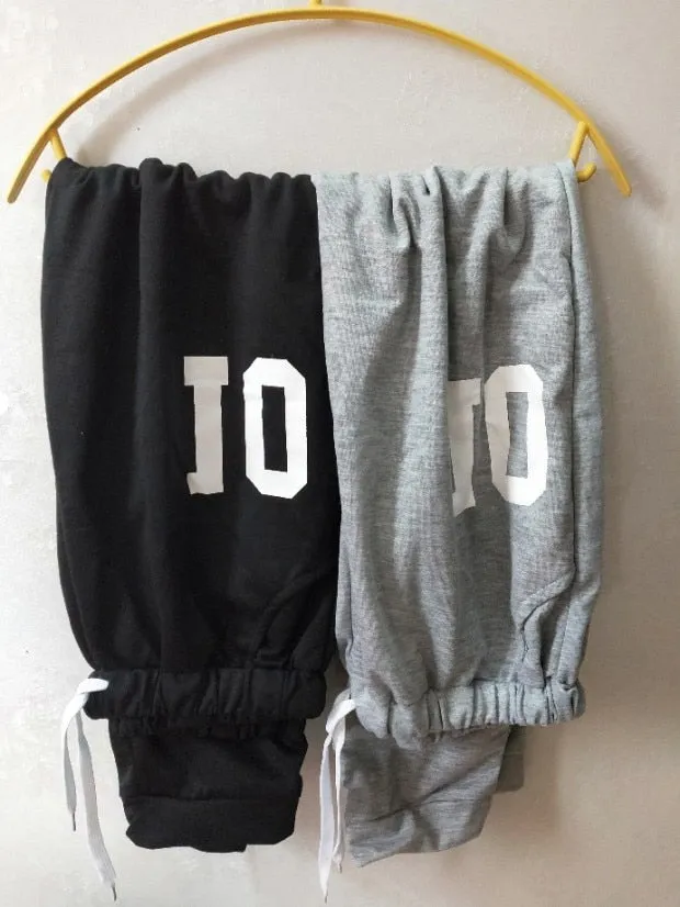 2 Piece Set Hoodies Sweatshirt Top Jogging Tracksuit