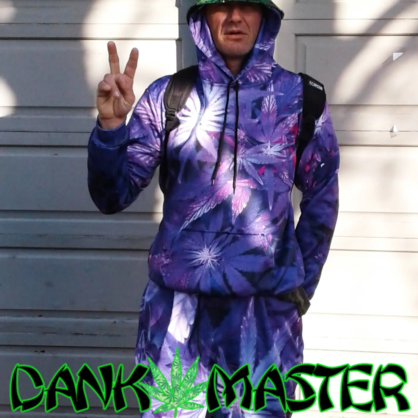 [30% OFF] Dank Master Purple Weed Leaf Outfit