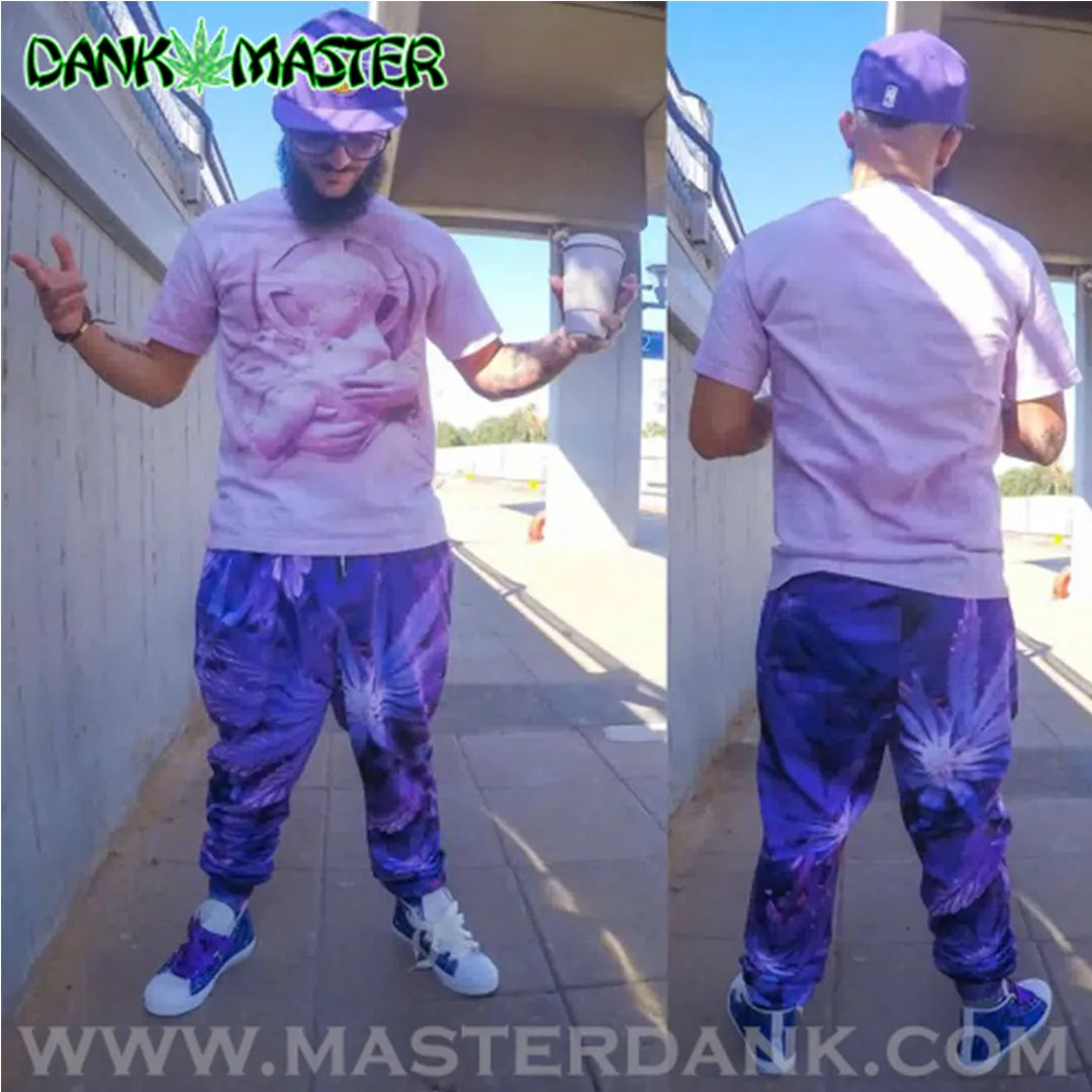 [30% OFF] Dank Master Purple Weed Leaf Outfit