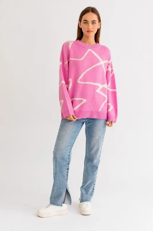 Abstract Pattern Sweater