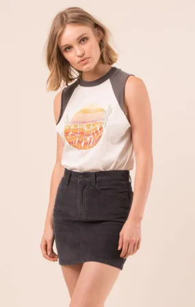 Afends Womens Desert - Bandcut Tee