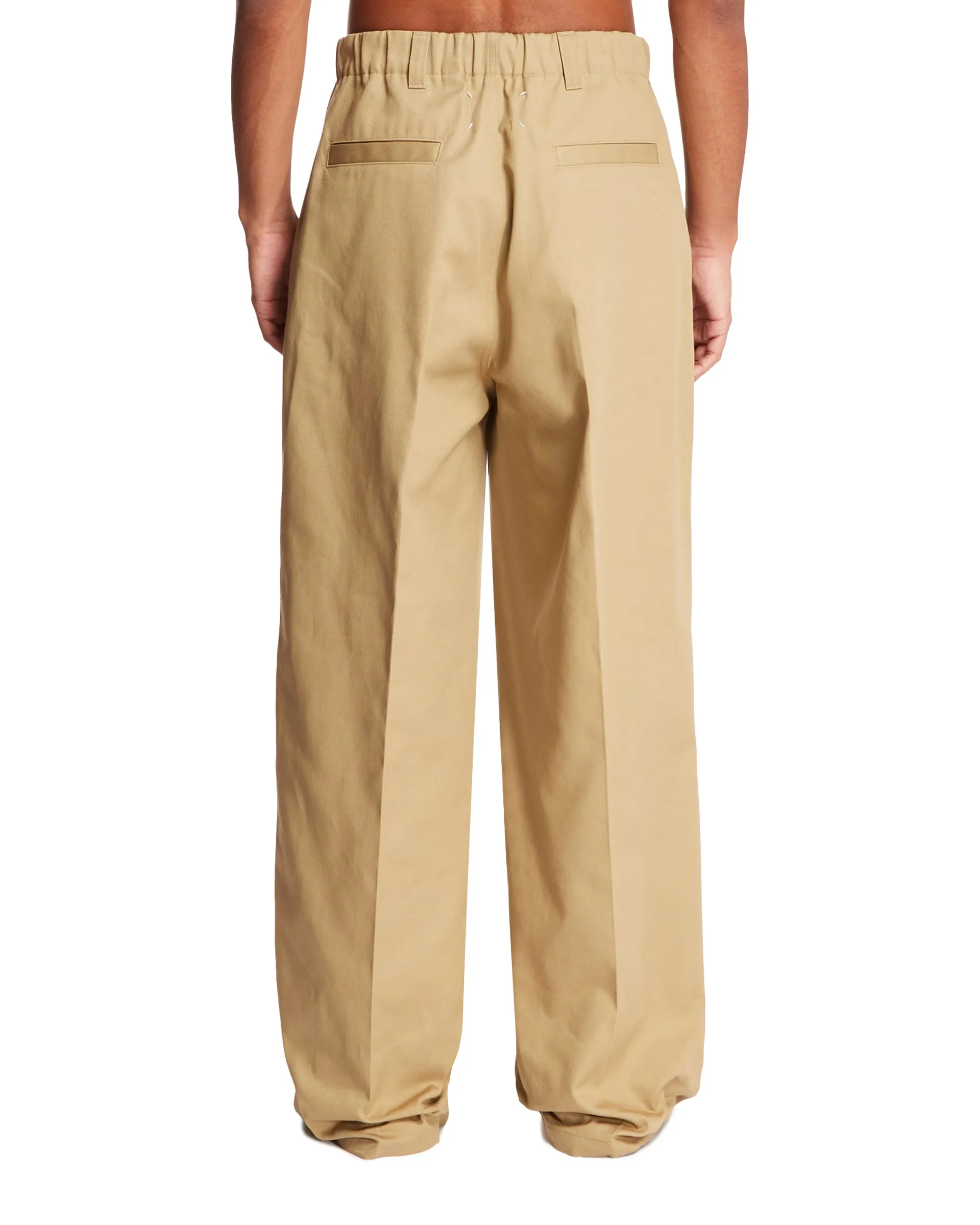 Beige Skater Chino Pants