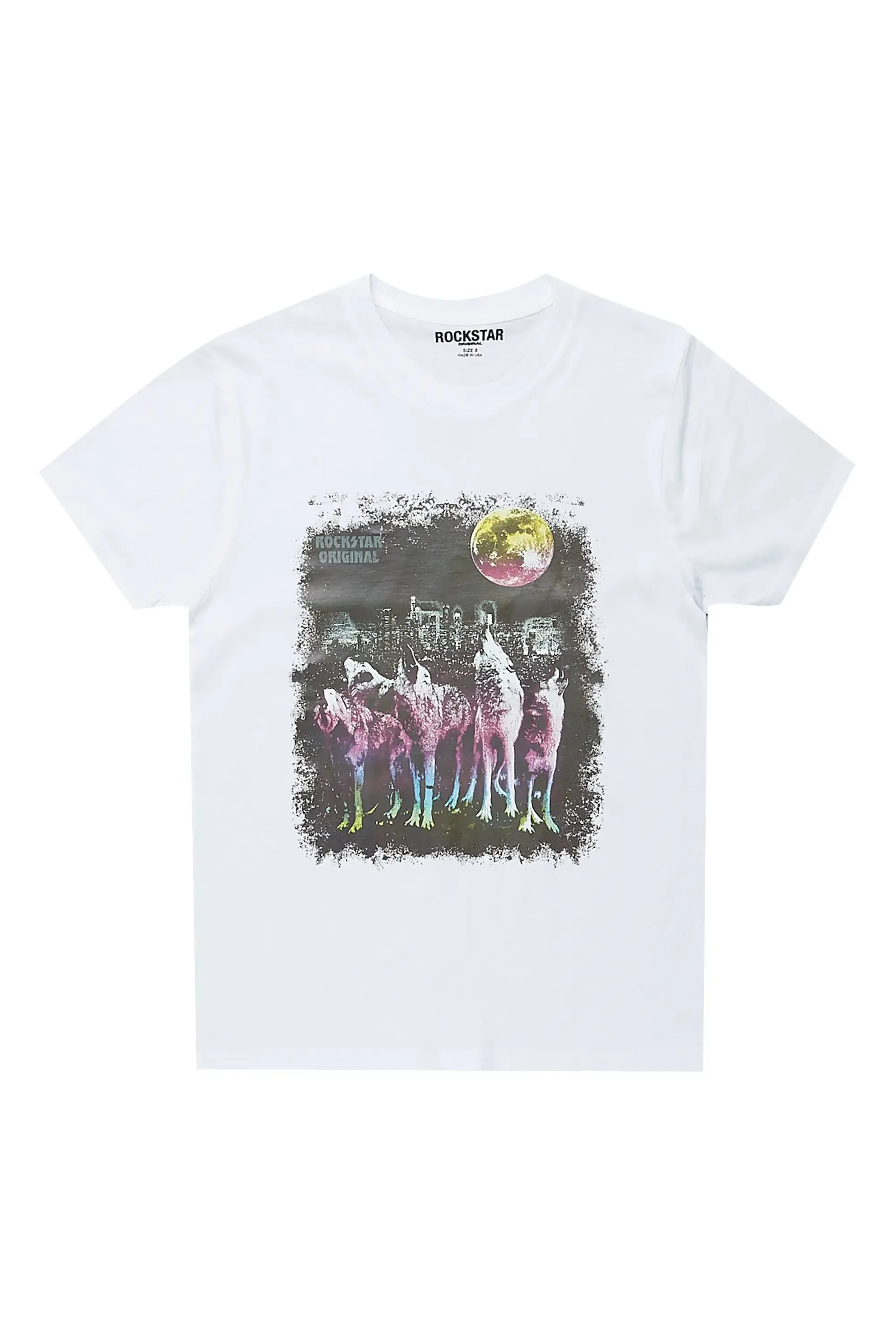 Boys Forrest White Graphic T-Shirt