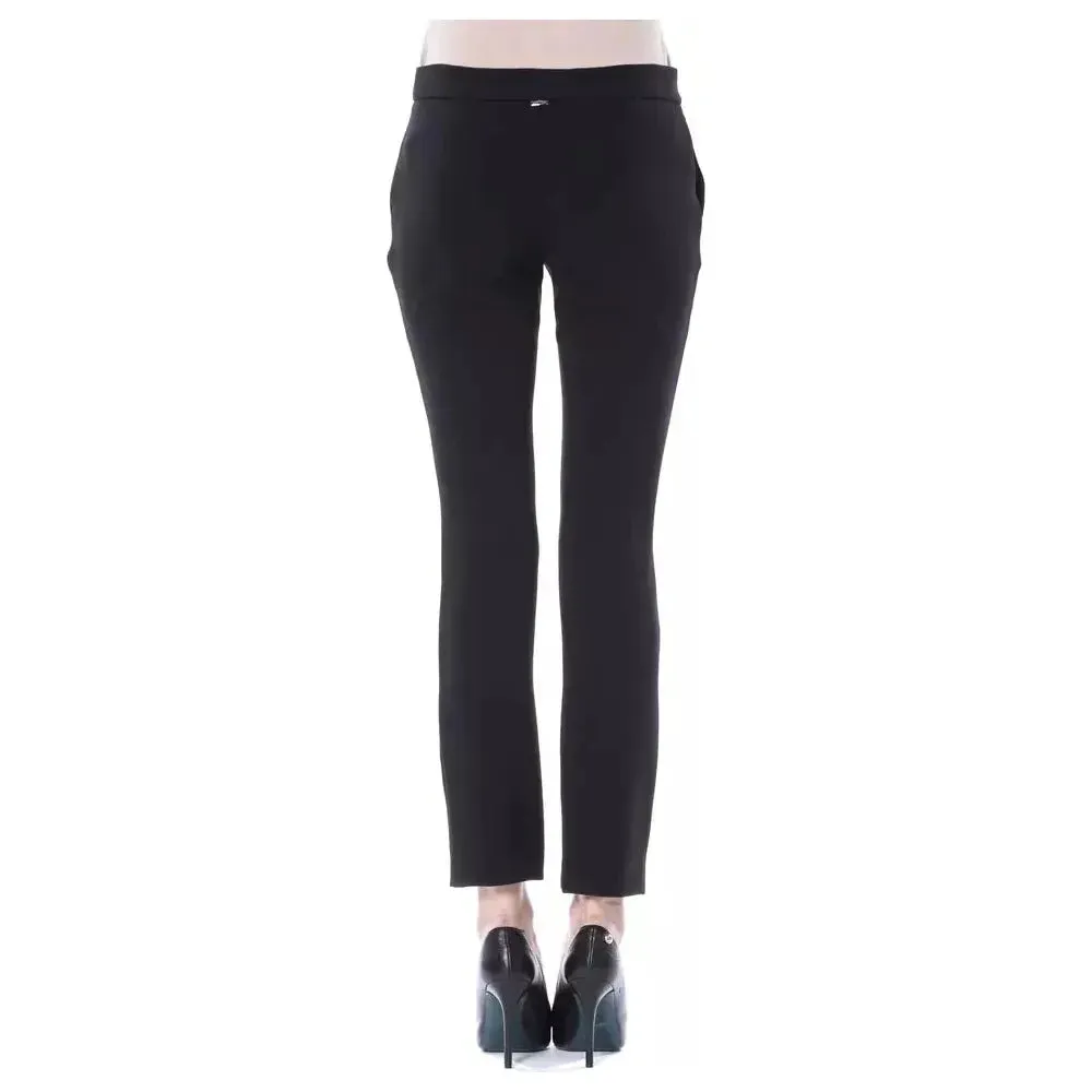 BYBLOS Black Polyester Women Pants