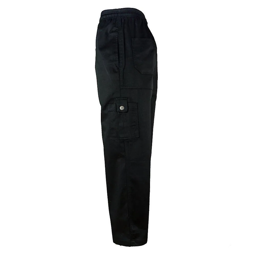 Chef Pants Cargo Black, 2XL