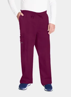 Cherokee Core Stretch Unisex Drawstring Cargo Scrub Trousers WWE4043 - Wine