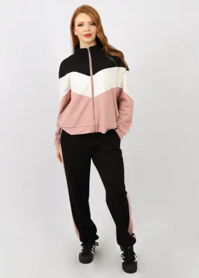 Colour Block Stripe Track Pants