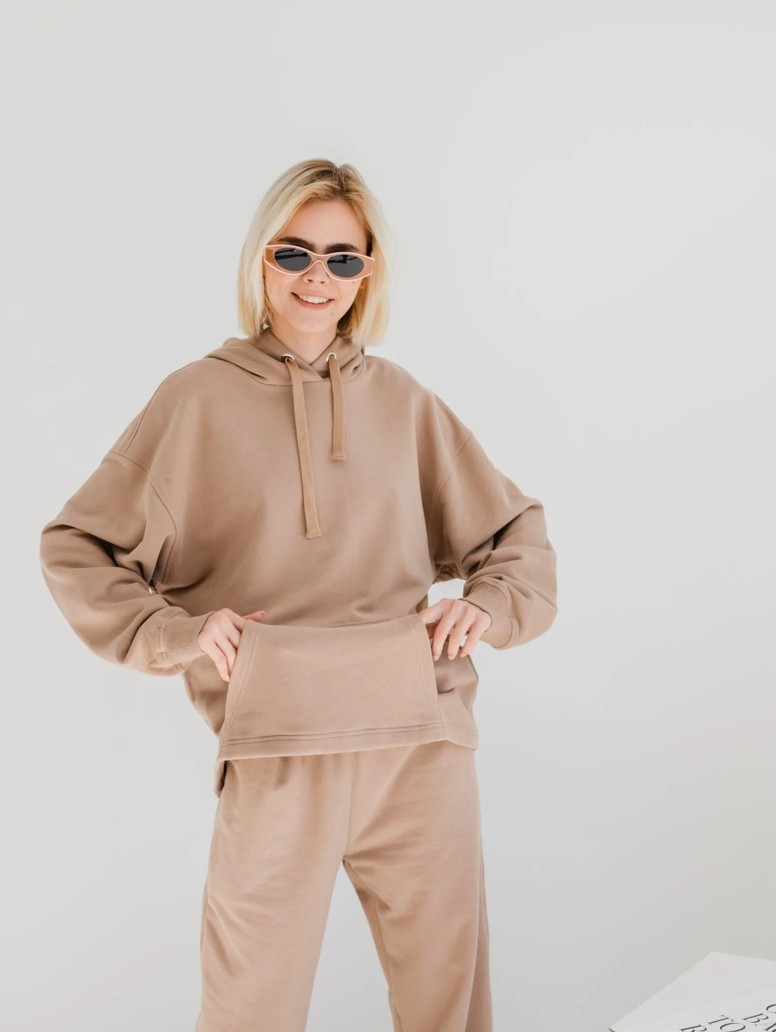 Cozy and Stylish Oversized Cappuccino Hoodie