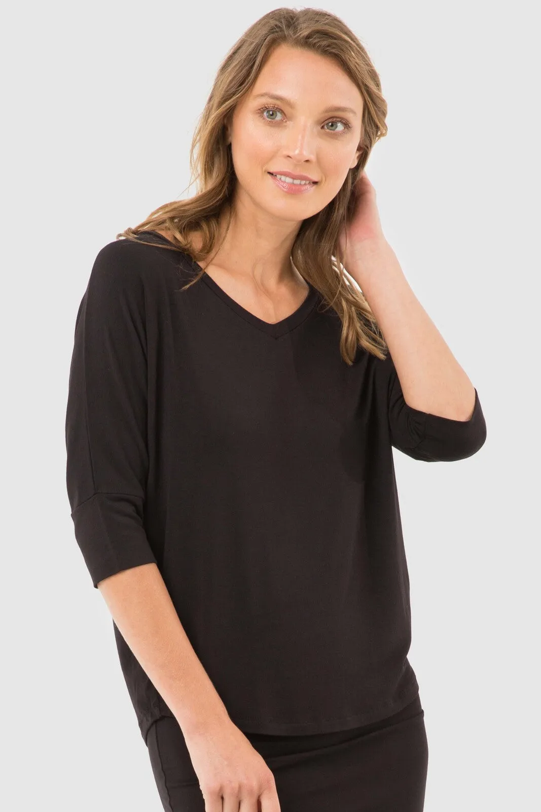 Dolman Sleeve Top - Black