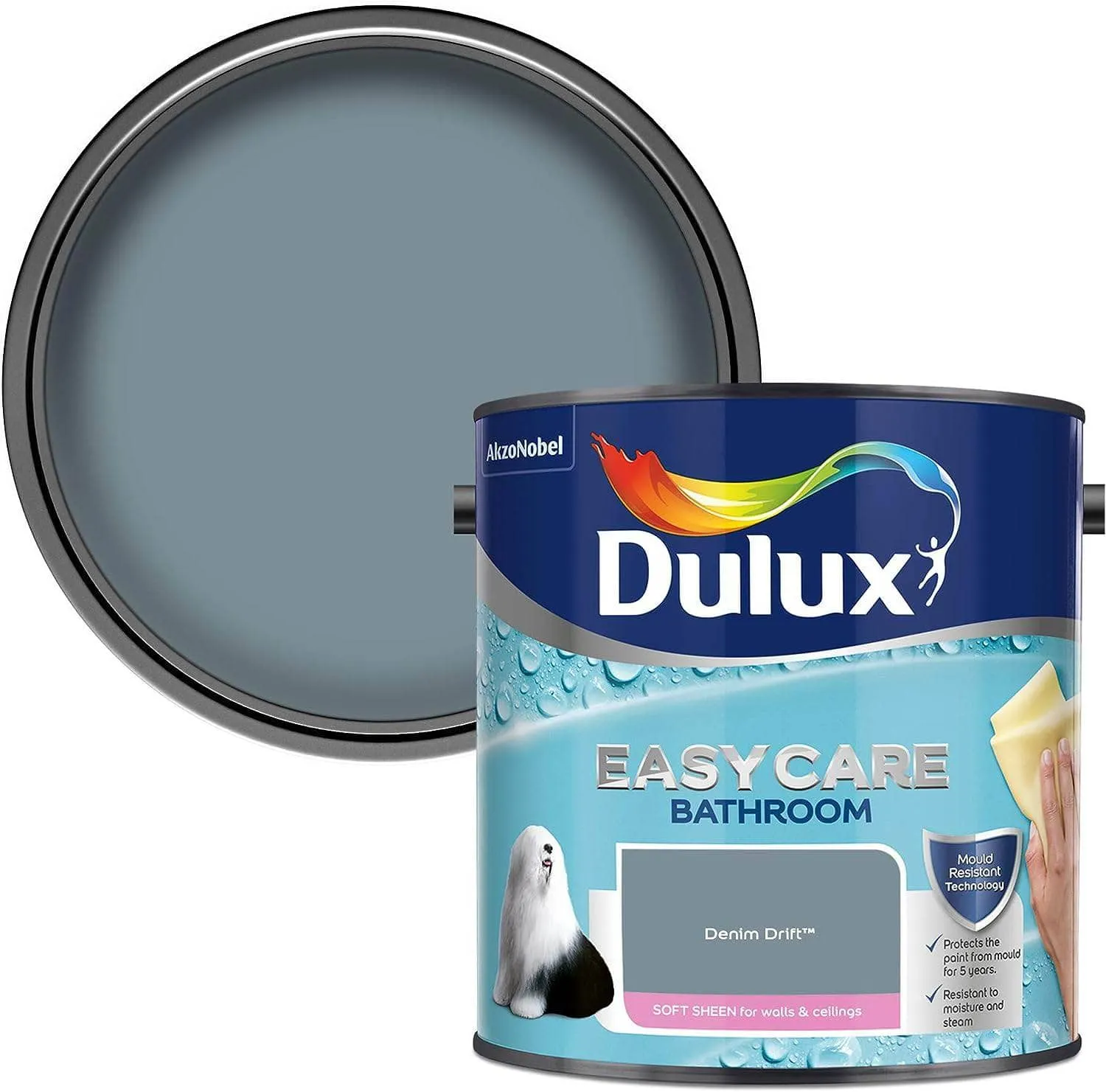 Dulux Easycare Bathroom 2.5L - Denim Drift