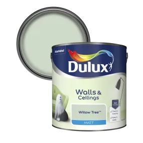 Dulux Matt Emulsion Paint For Walls And Ceilings - Willow Tree 2.5L