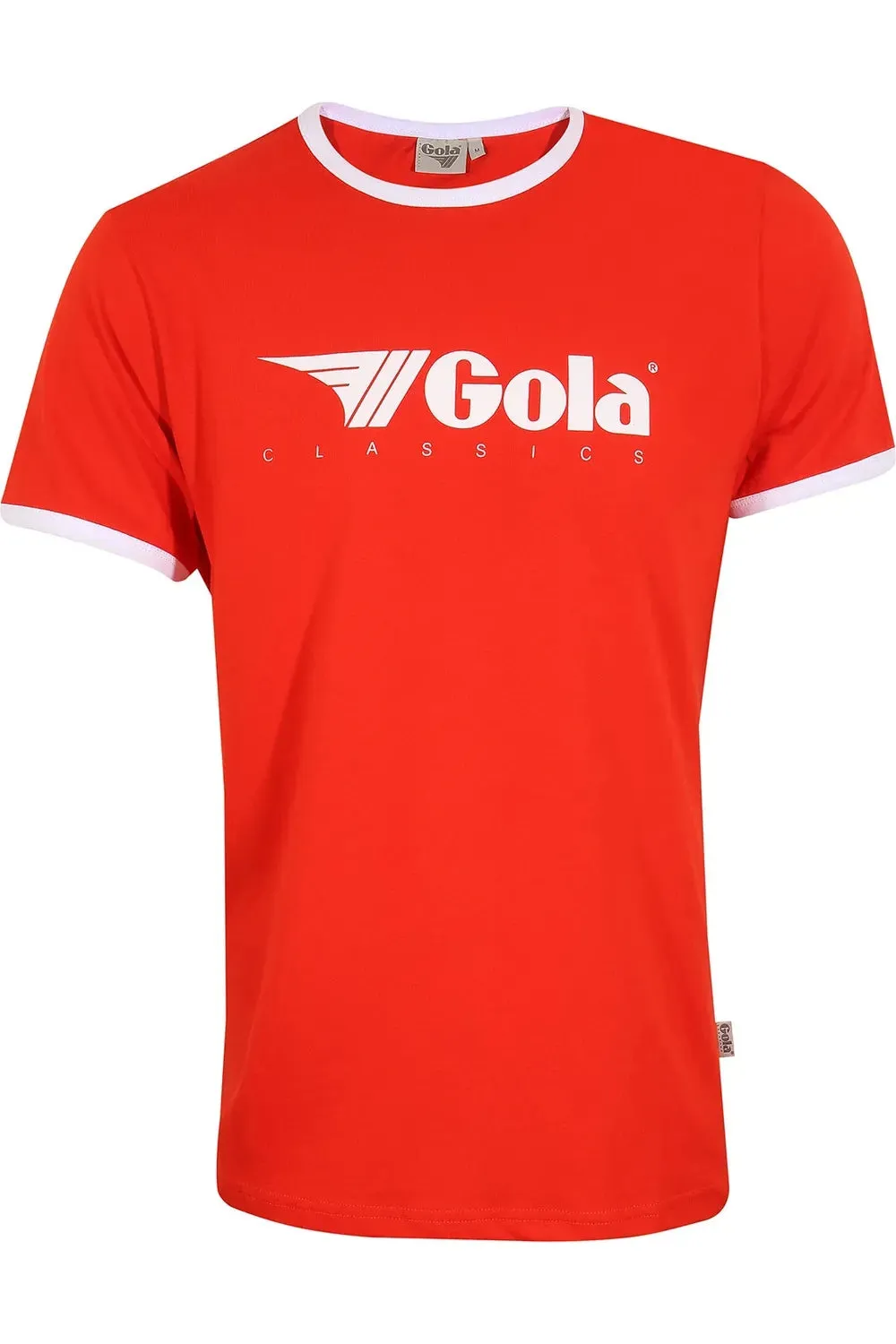 Gola - Red & White Short Sleeve Ringer - T-Shirt