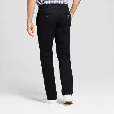 Goodfellow & Co Men's Mid Rise Straight Leg Slim Straight Chino Pants Stretch