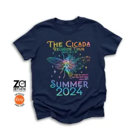 kids youth cicada concert tee 2024 reunion tour cicada t-shirts funny kids concert cicada t-shirt band style cicada t-shirts live in concert