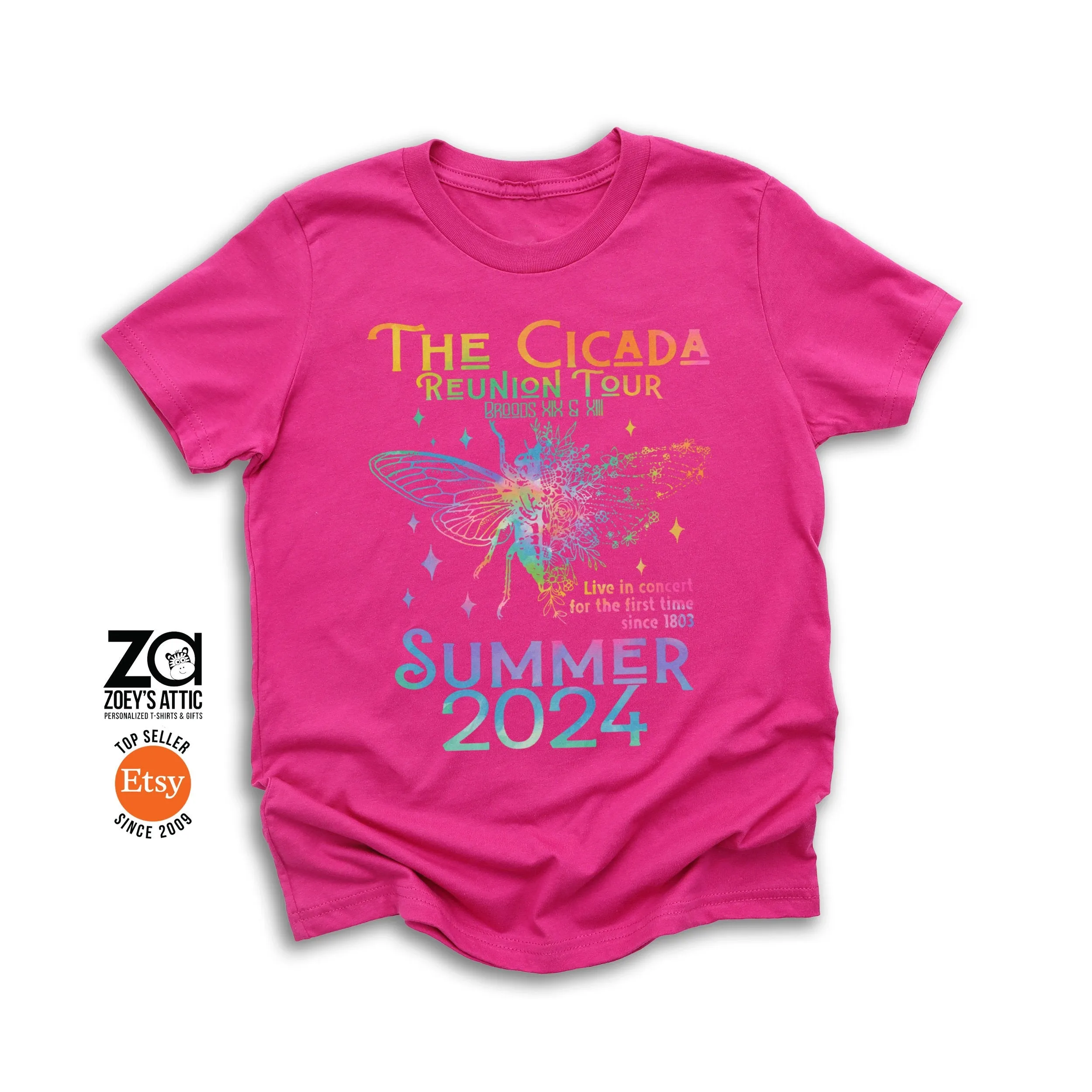 kids youth cicada concert tee 2024 reunion tour cicada t-shirts funny kids concert cicada t-shirt band style cicada t-shirts live in concert