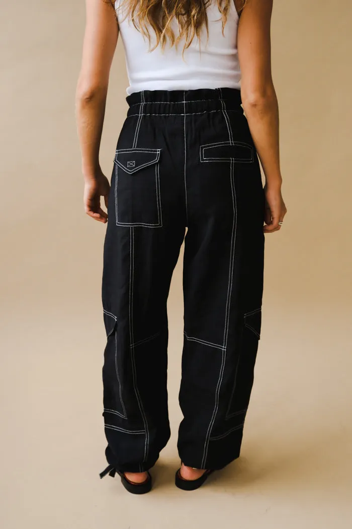 LIGHT SLUB PANTS