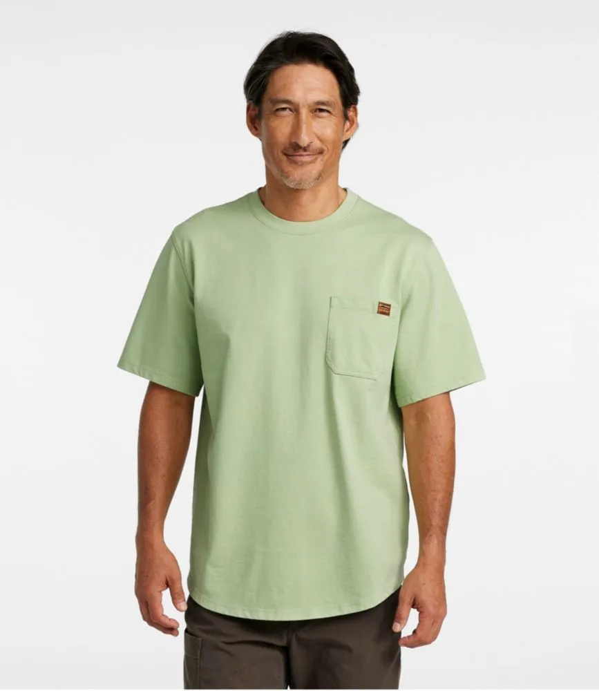 Men's BeanBuilt Cotton Tees, Pocket, Short-Sleeve, Graphic