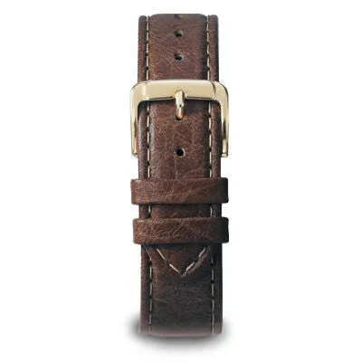 Men's Sport Calf Leather Band in Black and Brown