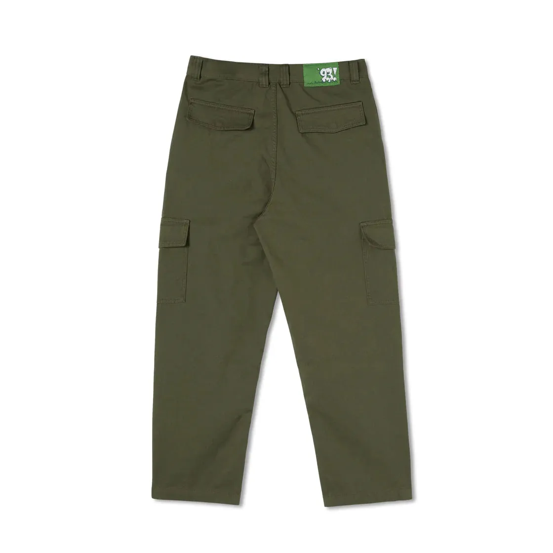 POLAR '93! CARGO PANTS - KHAKI GREEN