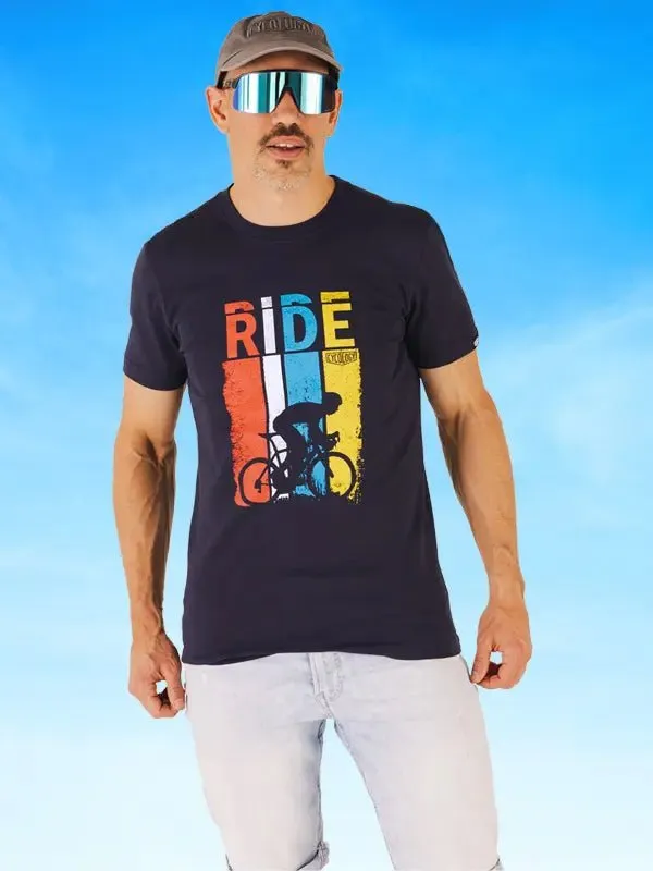 Ride T Shirt Navy