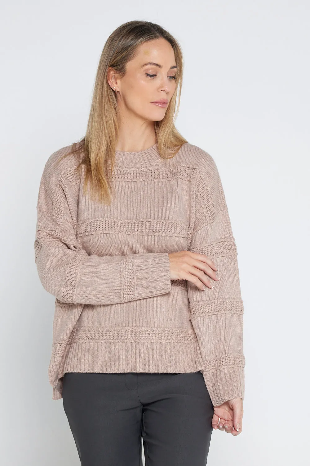 Rome Knit Jumper - Oatmeal