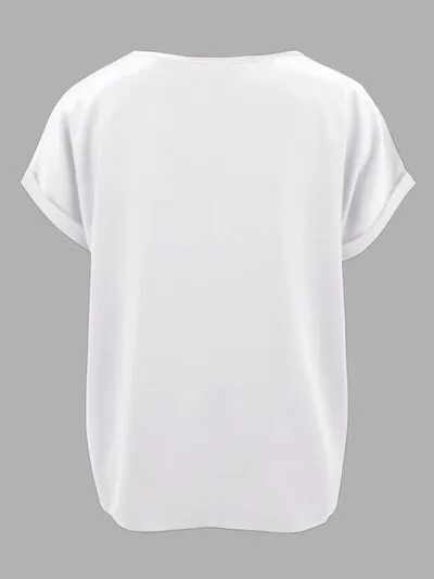 Round Neck Short Sleeve T-Shirt