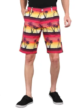 Sun Set Digital Printed Giza Cotton Men's Shorts