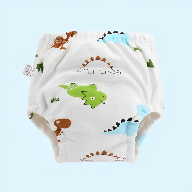 THE LITTLE LOOKERS Potty Training Pants for Babies I Reusable & Waterproof Pull up Underwear | Cloth Diaper for Babies (Pack of 2)