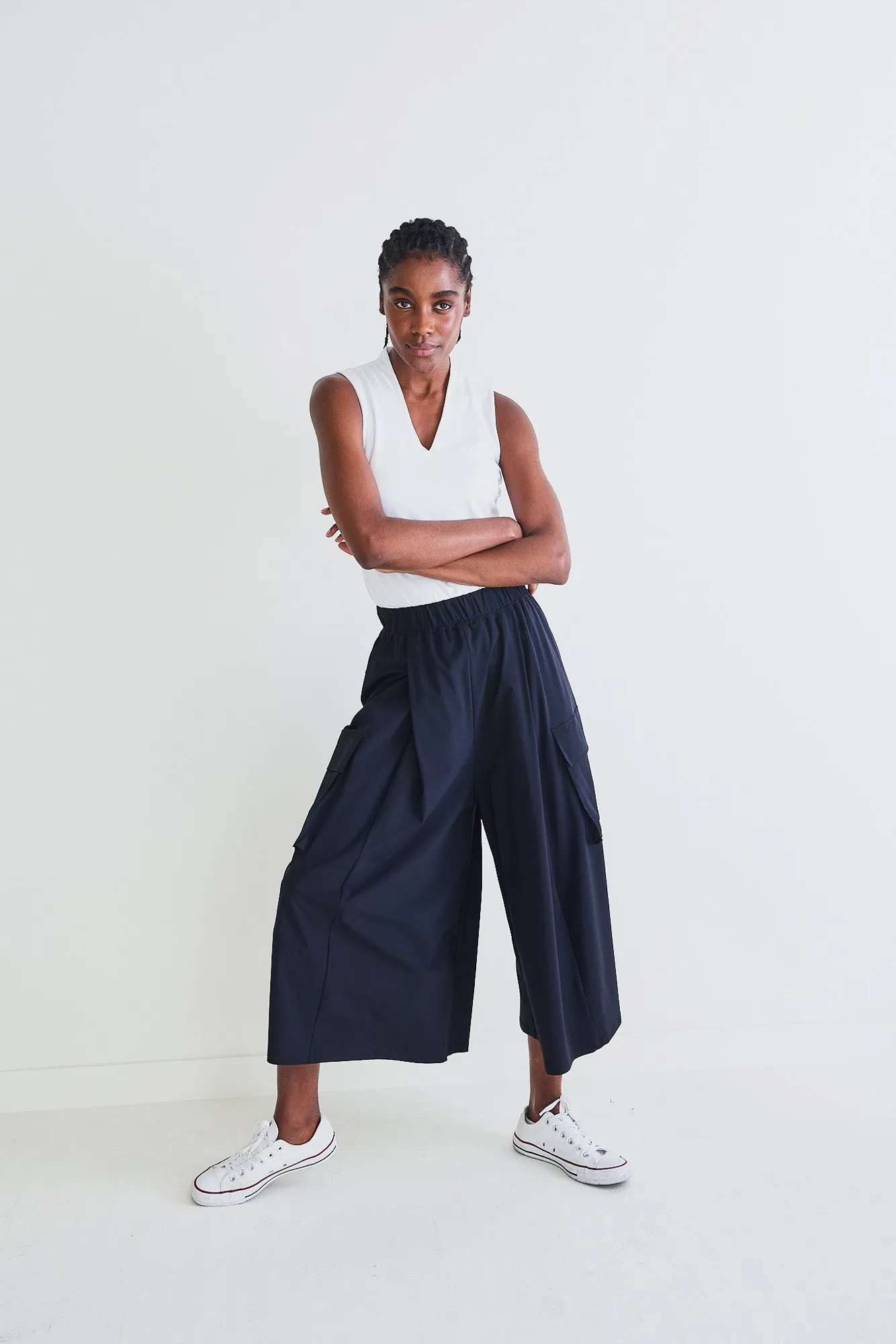 The Petite Cargo Skirt Pants