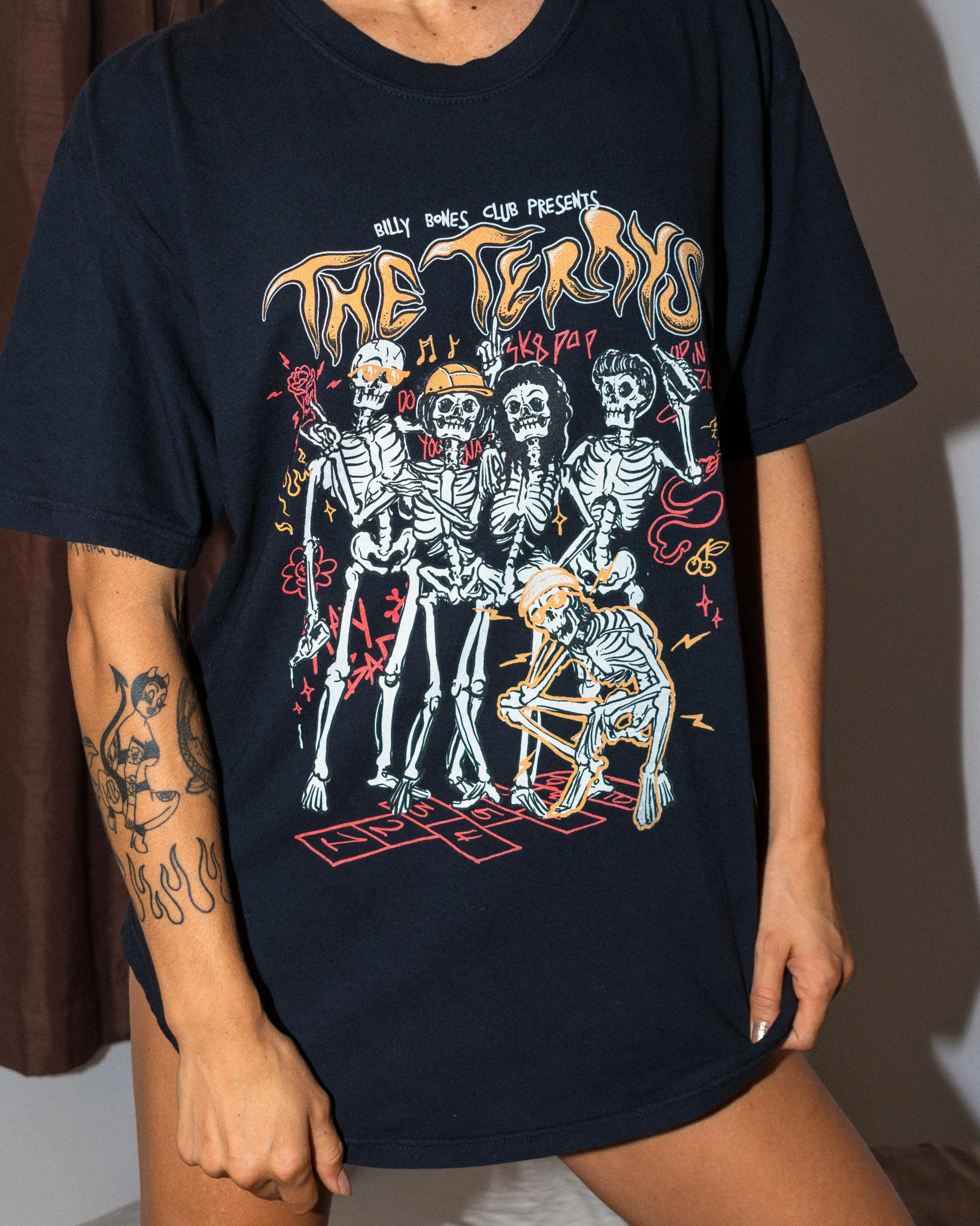 The Terrys x Billy Bones Club Collab Tee - Vintage Black