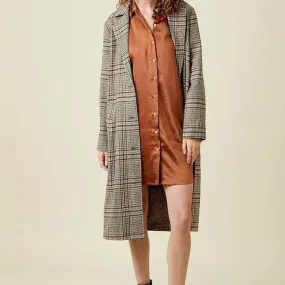 Tonia Plaid Coat