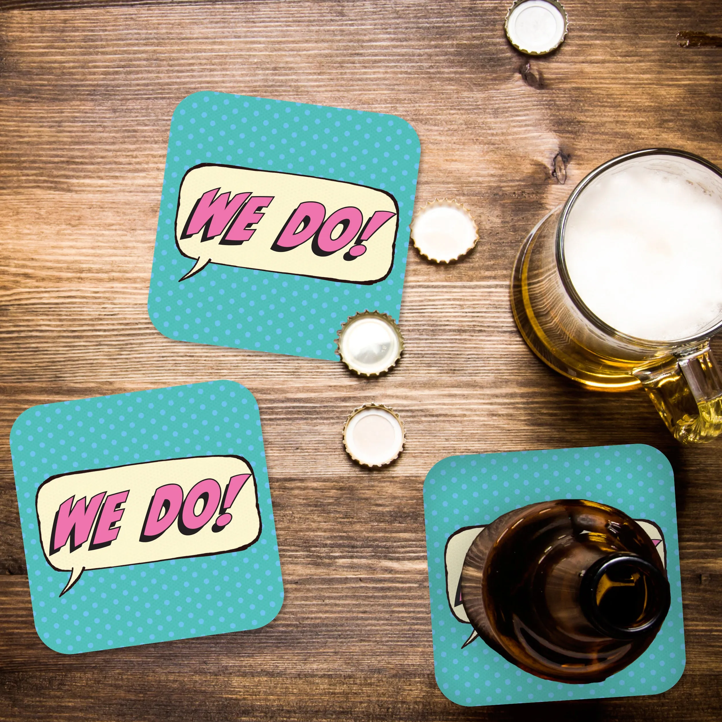 We Do! Paper Coaster Set