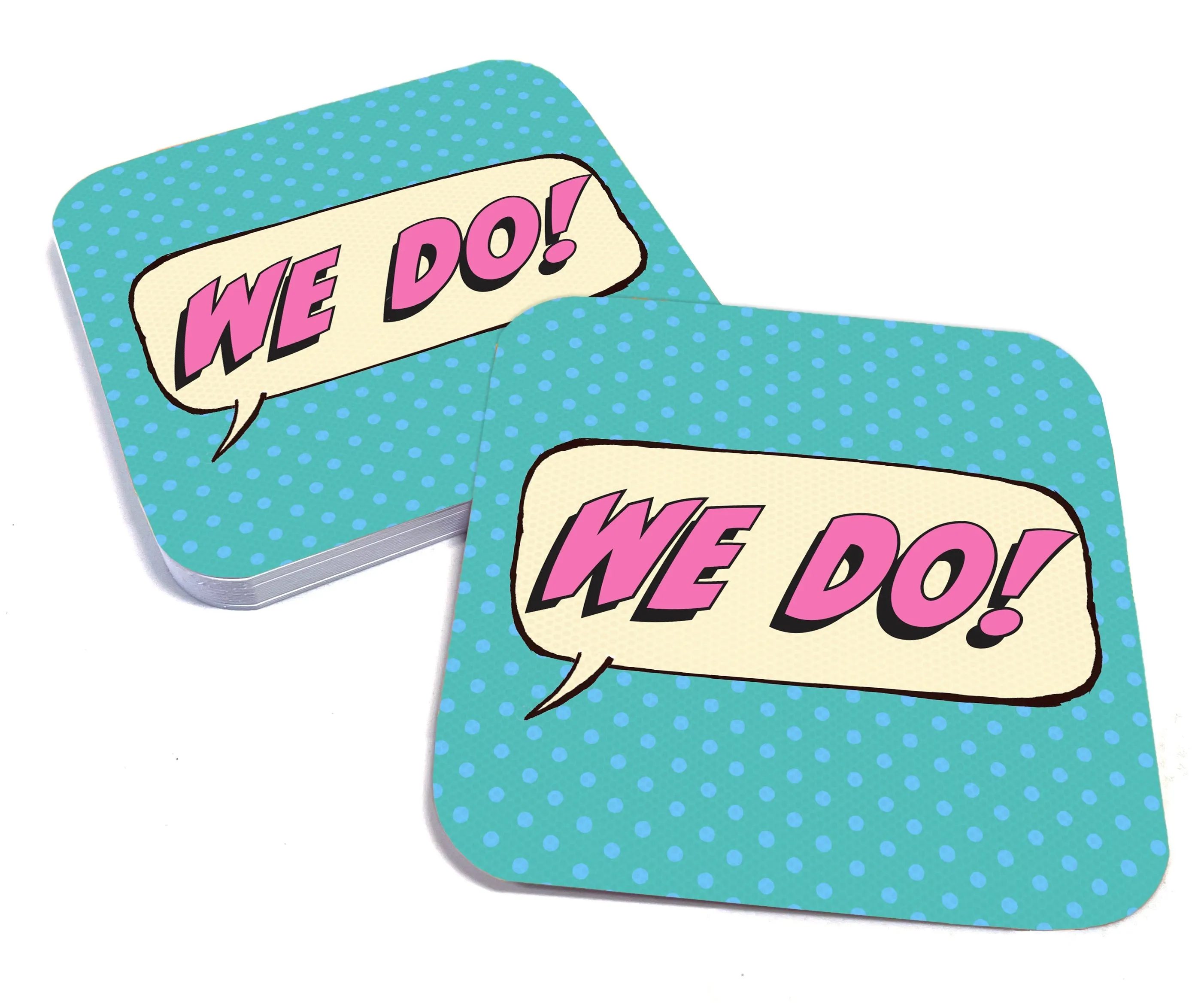 We Do! Paper Coaster Set